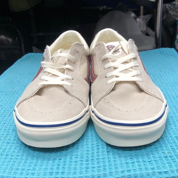 Vans Sk8 Low Sport Pop Port Gray and Port Royal Low Top Sneakers - Picture 3 of 6